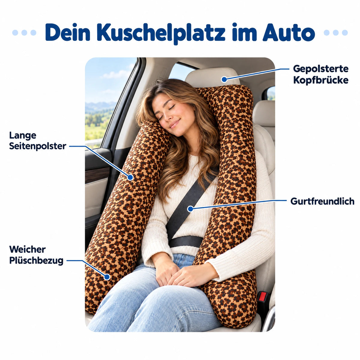 Dein Kuschelplatz im Auto